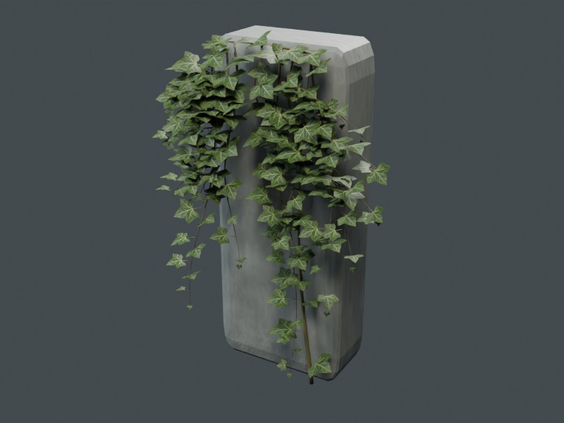 Climbing & hanging ivy browser derivative material preview