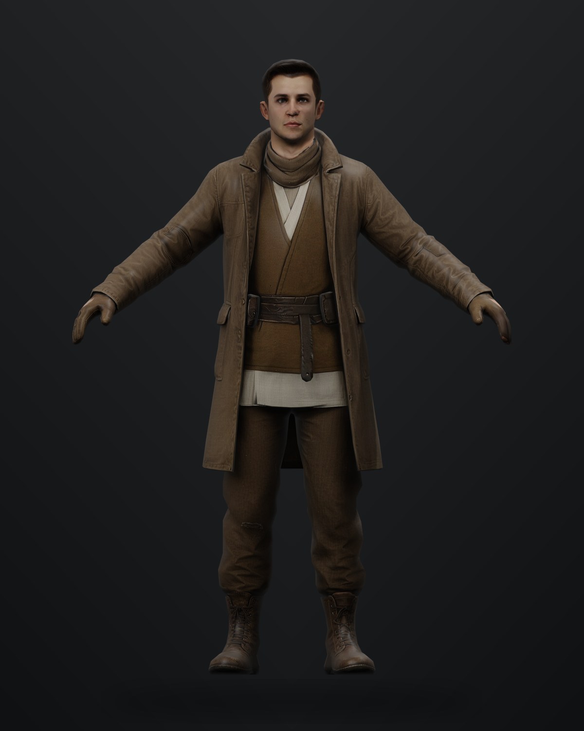 Commoner M1 character render.