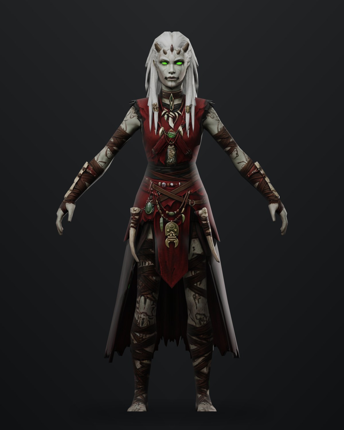 Dathomir Witch character render.