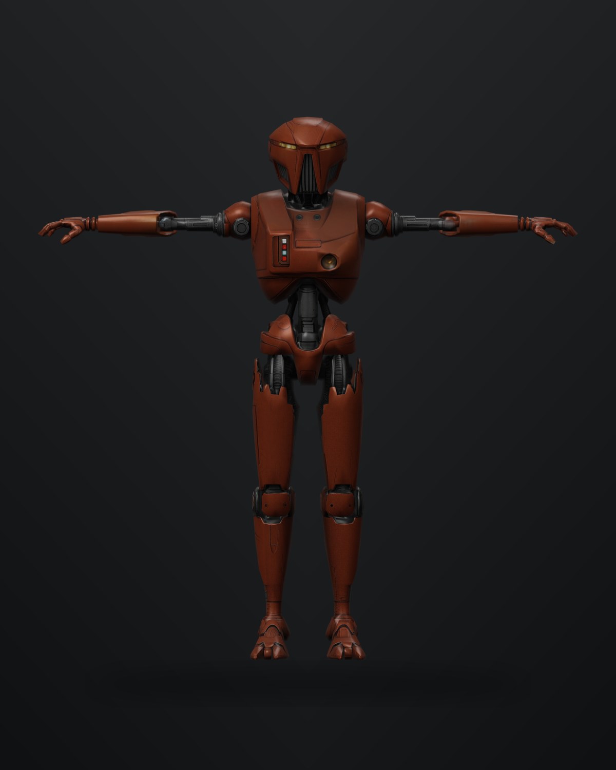 HK-24 assassin droid character render.
