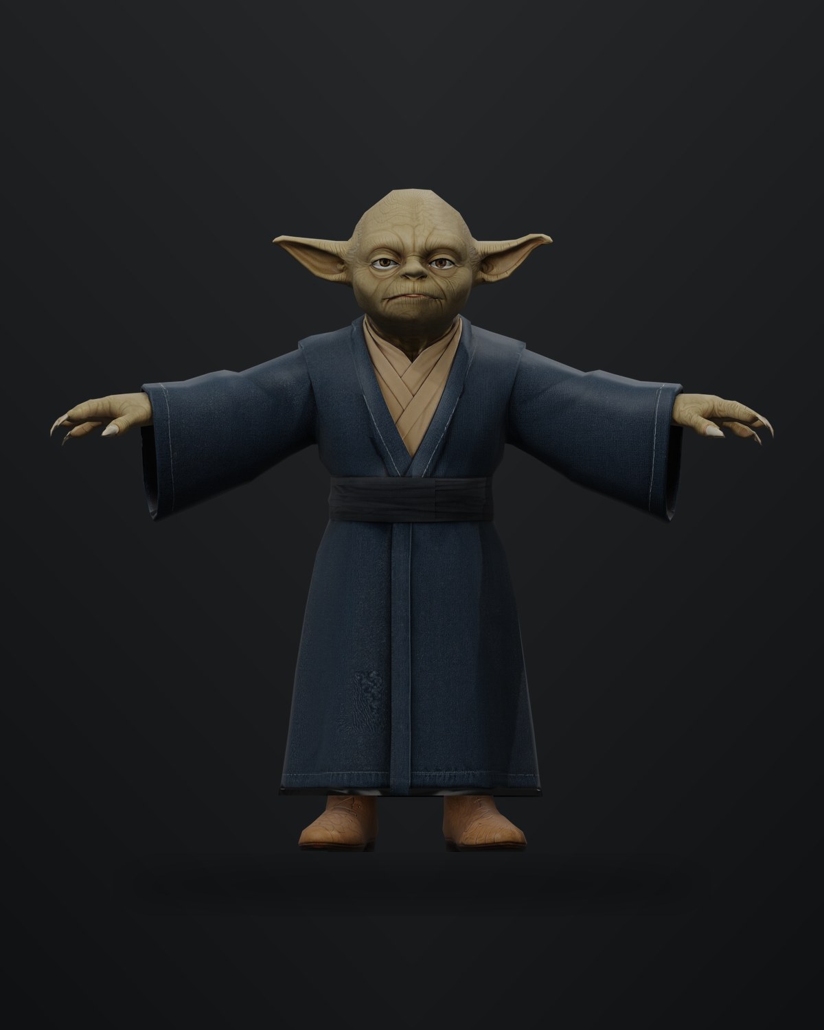 Master Vandar alien character render.