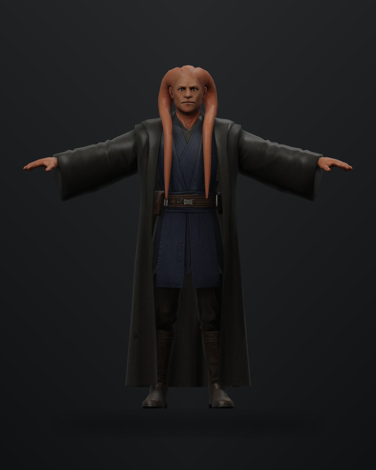 Master Zhar character render.