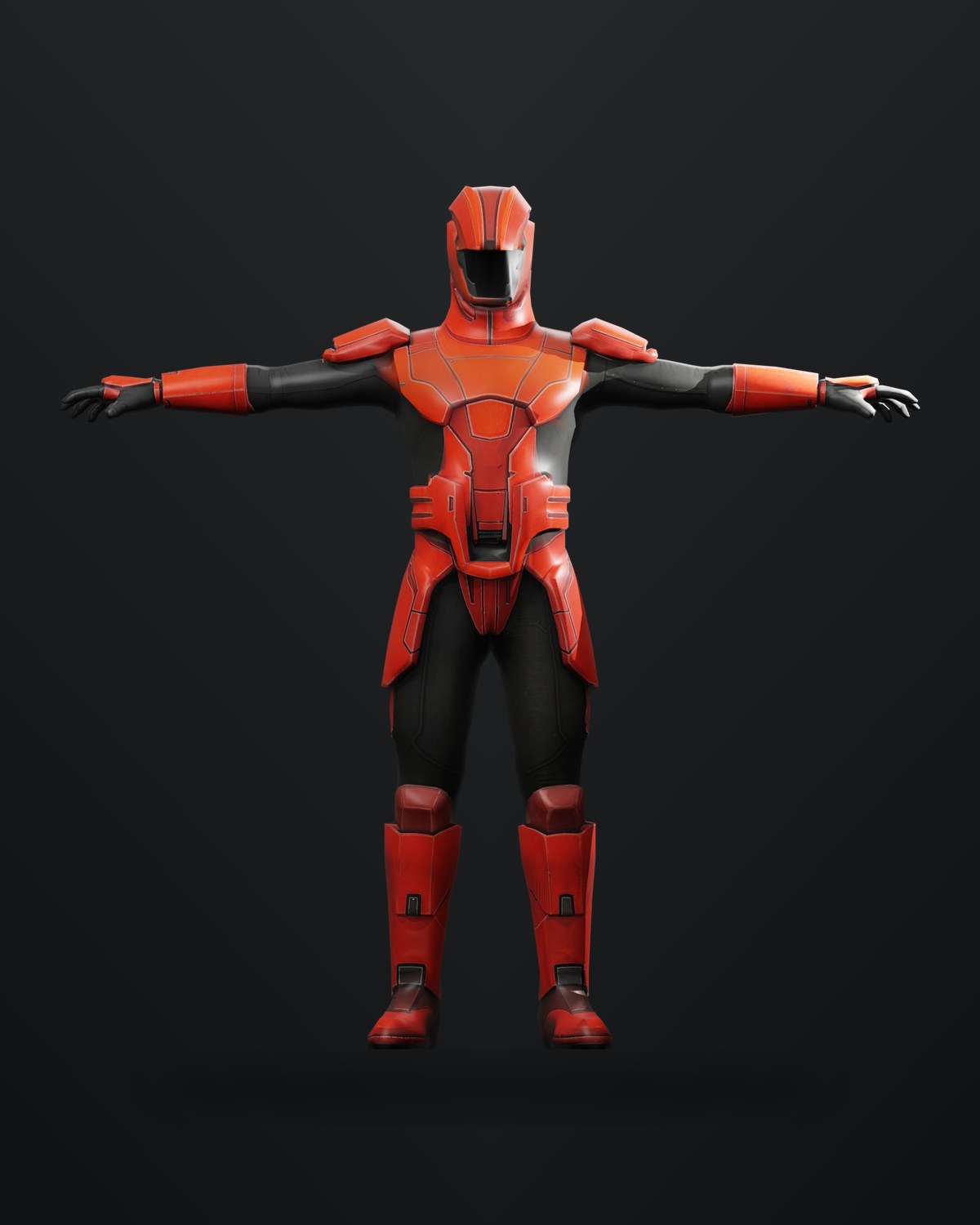 Sith captain character render.
