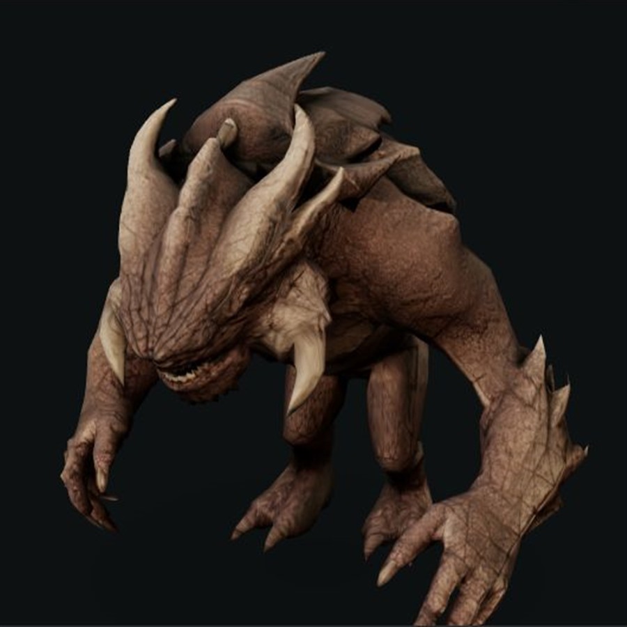 Custom Terentatek creature render.