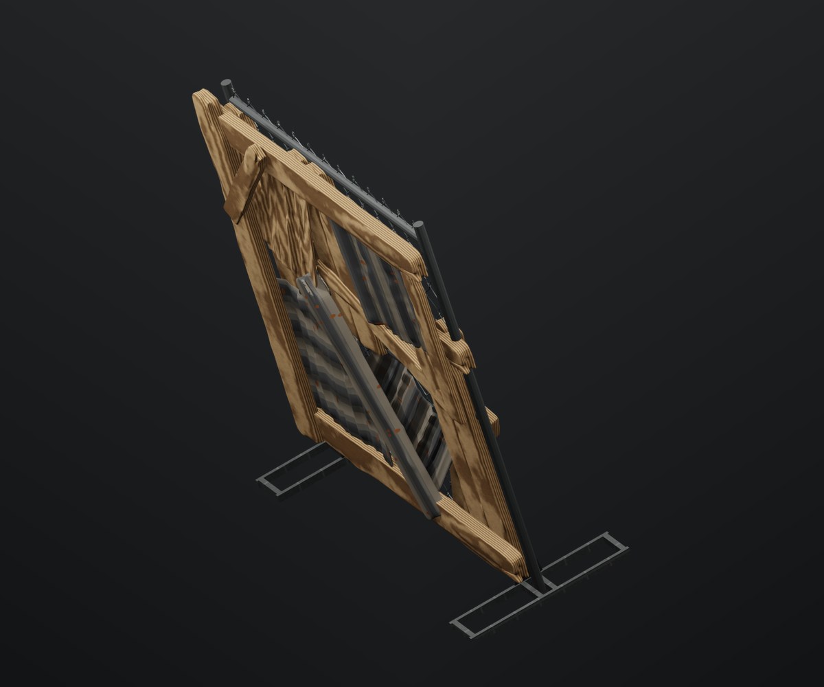 Barrier prop render.