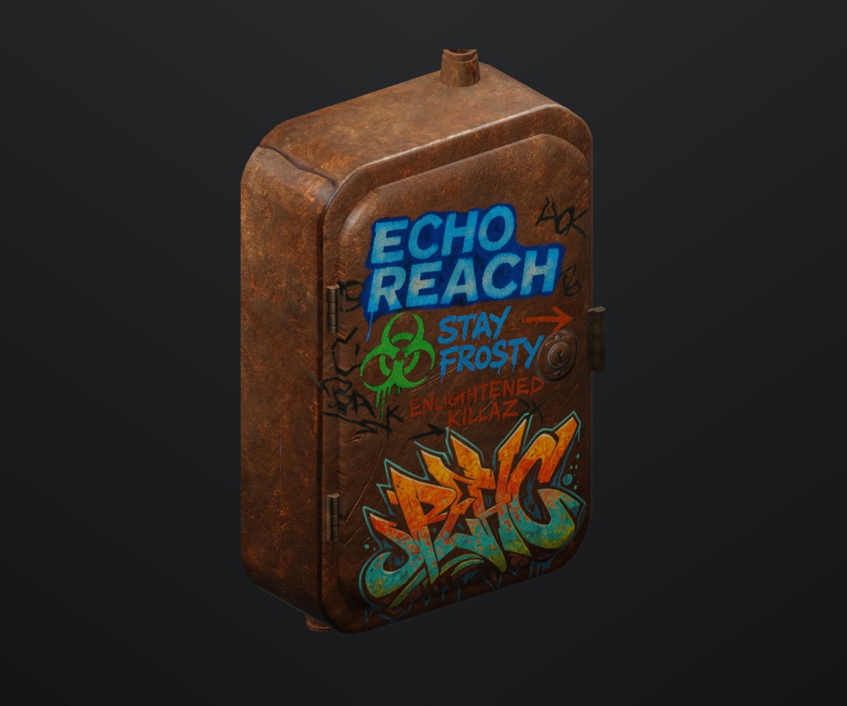 Junction box prop render.