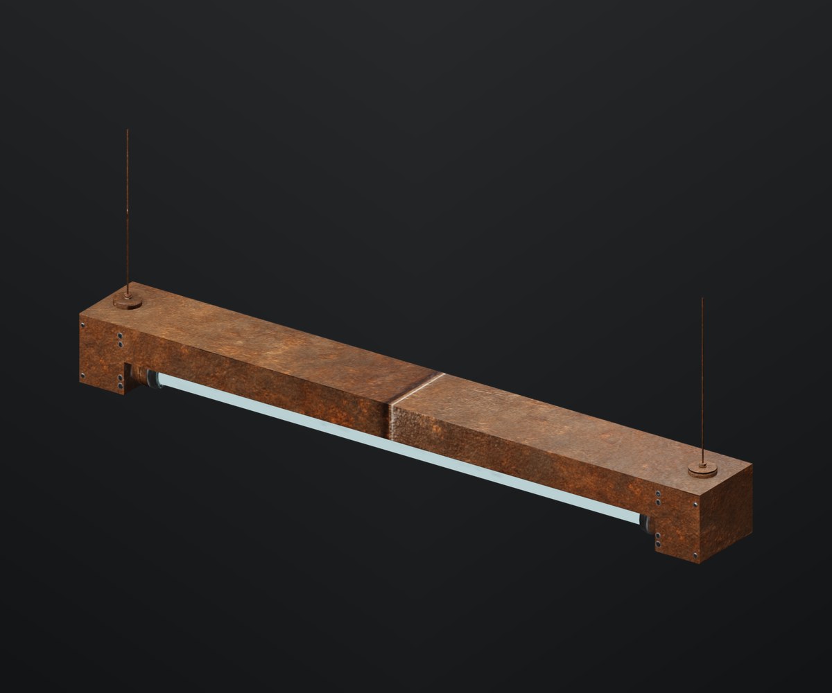 Light fixture prop render.