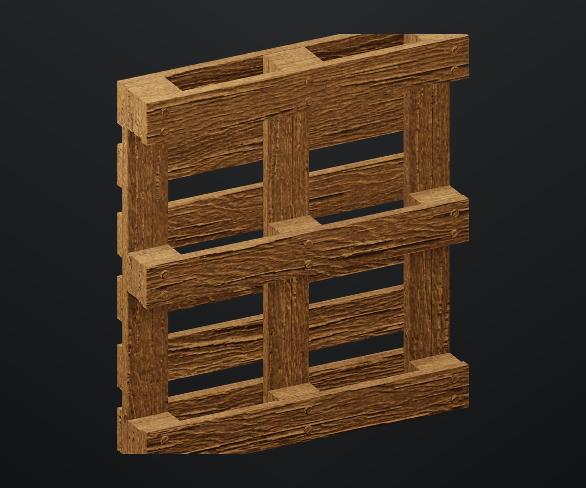Pallet prop render.