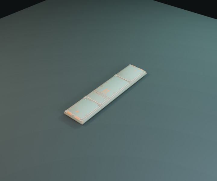 Cable Strip Floor prop render.