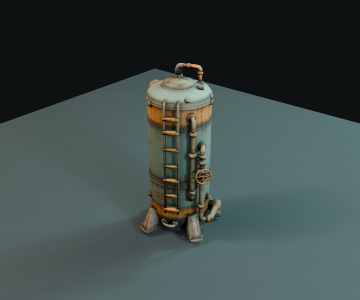 Explosive Tank 1 prop render.
