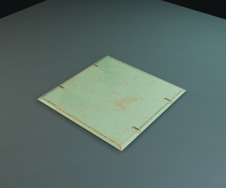 Floor Tile 01 prop render.