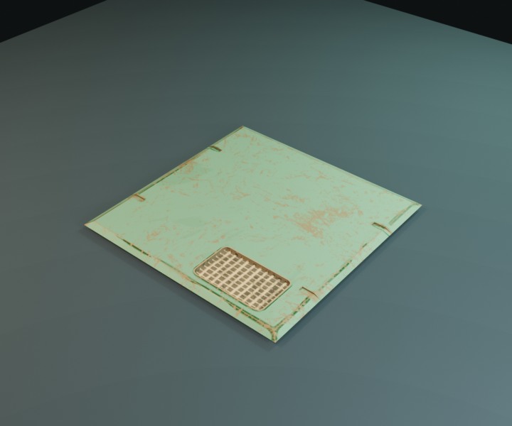 Floor Tile 03 prop render.