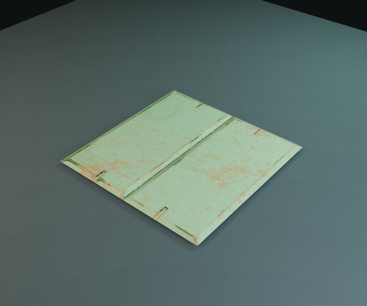 Floor Tile 04 prop render.