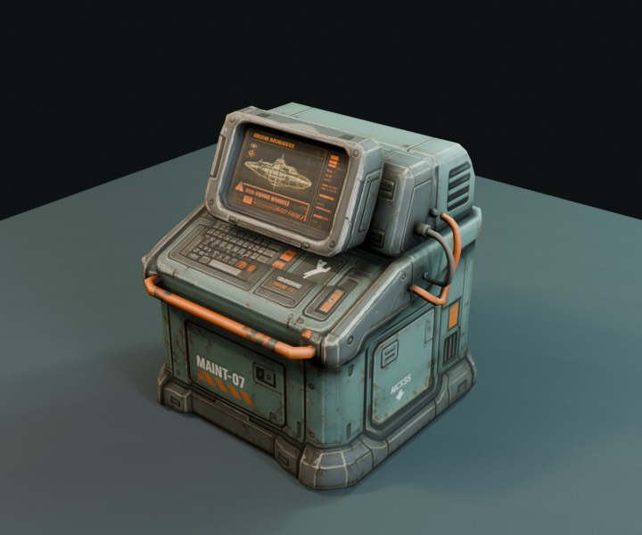 Maintenance Terminal prop render.