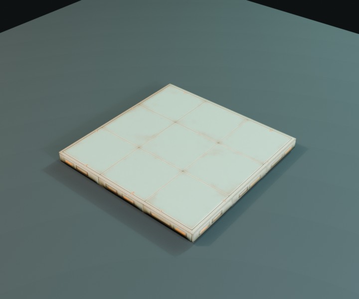 Modular Floor Tile 1 prop render.