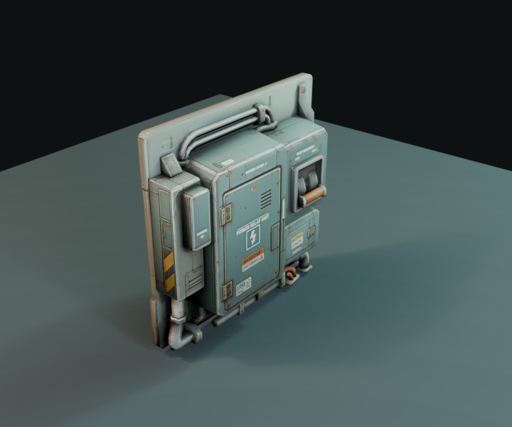 Wall Switch prop render.